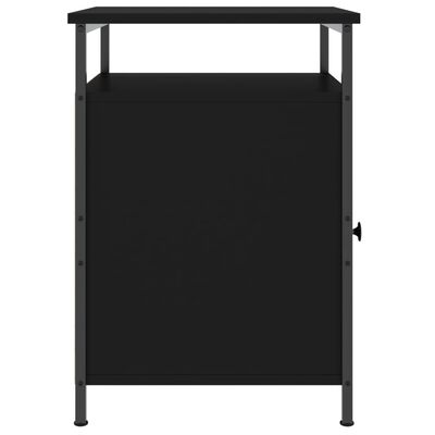 vidaXL Nattbord svart 40x42x60 cm konstruert tre