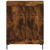 vidaXL Highboard r&oslash;kt eik 69,5x34x180 cm konstruert tre