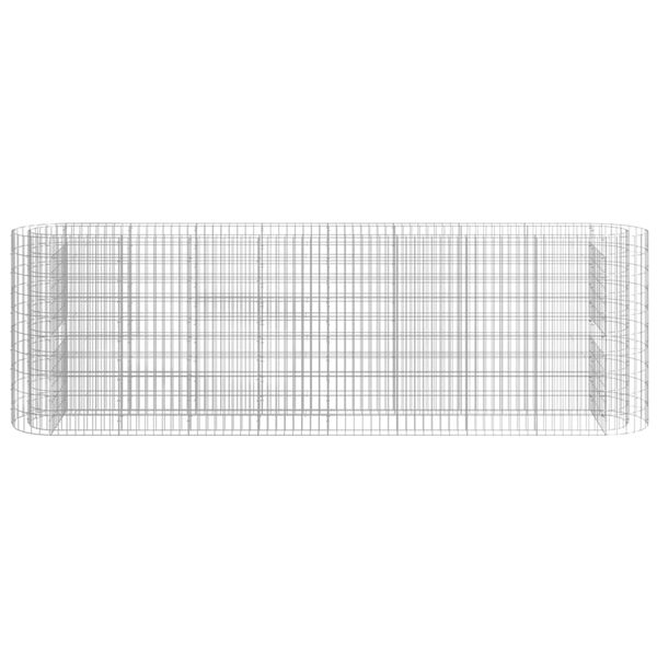 vidaXL Gabion høybed galvanisert jern 330x50x100 cm