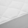 vidaXL Vattert madrassbeskytter hvit 90x200 cm tung
