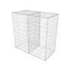 vidaXL Gabionkurv galvanisert st&aring;l 100x50x100 cm