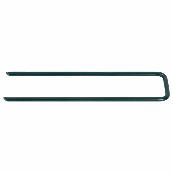 vidaXL Spikre for kunstgress 50 stk U-formet jern