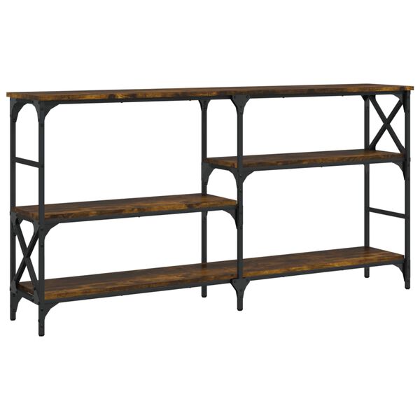 vidaXL Konsollbord sonoma eik 150x29x76,5 cm konstruert tre