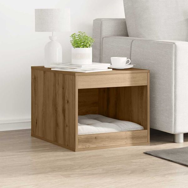 vidaXL Skap til kattetoalett artisan eik 47x59x42 cm konstruert tre