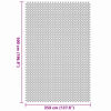 vidaXL Teppe til telt Antrasitt 500 × 350 cm Polyester