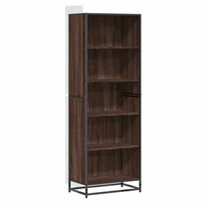 vidaXL Bokhylle brun eik 60x35x170,5 cm konstruert tre