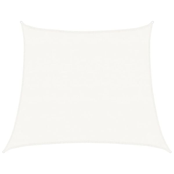 vidaXL Solseil 160 g/m&sup2; hvit 4/5x4 m HDPE