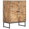 vidaXL Skjenk gjenvunnet heltre teak 60x30x75 cm