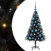 vidaXL Juletre Svart 120 cm PVC