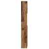 vidaXL Baderomsskap gammelt tre 32x25,5x190 cm konstruert tre
