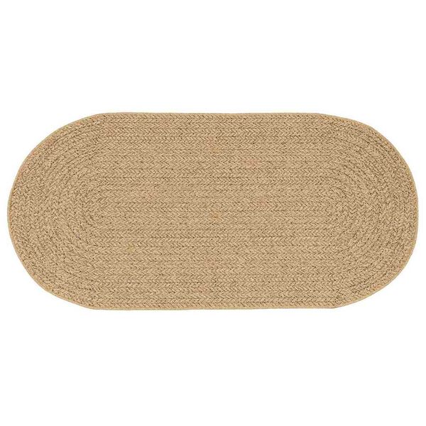 vidaXL Teppe ZIZUR Brun 200 x 100 cm Polypropen