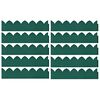 vidaXL Plenkanter 10 stk gr&oslash;nn 65x15 cm PP