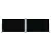 vidaXL Uttrekkbar sidemarkise 180x600 cm svart