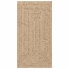 vidaXL Teppe ZIZUR beige 80x150 cm jute-utseende innend&oslash;rs og utend&oslash;rs