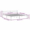 vidaXL Sengestamme Brun 208.6 x 157.6 x 69.4 cm Massiv furu