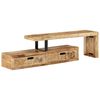 vidaXL TV-stativ (118&ndash;200) x 30 x 40 cm heltre mango