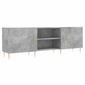 vidaXL TV-benk betonggr&aring; 150x30x50 cm konstruert tre