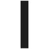 vidaXL Baderomsskap svart 30x30x183,5 cm konstruert tre