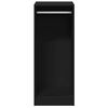 vidaXL Garderobe svart 48x41x102 cm konstruert tre