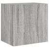 vidaXL Veggmontert TV-benk gr&aring; sonoma eik 40,5x30x40 cm konstruert tre