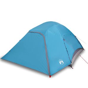 vidaXL Kuppeltelt for camping 6 personer bl&aring; vanntett