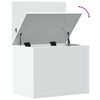 vidaXL Oppbevaringsboks hvit 60x42x46 cm konstruert tre