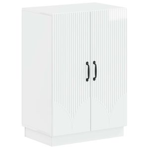 vidaXL Sko Skap HOORN 59,5 x 39,5 x 87 cm Konstruert tre H&oslash;gglans hvit