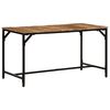 vidaXL Spisebord 140x70x75 cm grovt heltre mangotre