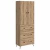 vidaXL Skapsett 2 stk. 66 x 34,5 x 90 cm Konstruert tre Artisan eik