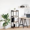 vidaXL Bokhylle Gammelt tre 40 x 30 x 85 cm Konstruert tre