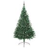 vidaXL Kunstig Forh&aring;ndsopplyst Juletre med 300 LED gr&oslash;nn 240 cm PVC