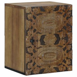 vidaXL Baderom Hengende Skap Brun 38 x 33,5 x 48 cm Massiv mango tre