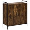 vidaXL Serviesskap R&oslash;kt Eik 97 x 33 x 81 cm Konstruert tre