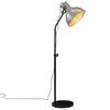 vidaXL Gulvlampe 25 W vintage s&oslash;lv 30x30x90-150 cm E27