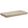 vidaXL Flytende vegghyller 4 stk eik 50x23x3,8 cm MDF