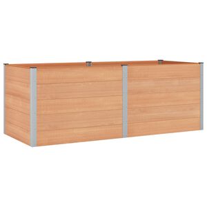 vidaXL H&oslash;ybed Brun 250 x 100 x 91 cm