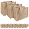 vidaXL Jute h&aring;ndvesker 50 Naturlig 26 x 22 x 14 cm 100% Tossa Jute