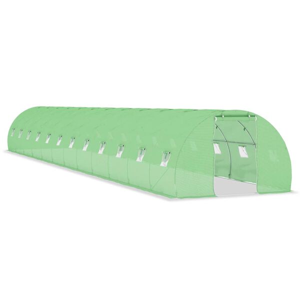 vidaXL Drivhus 54 m&sup2; 18x3x2 m