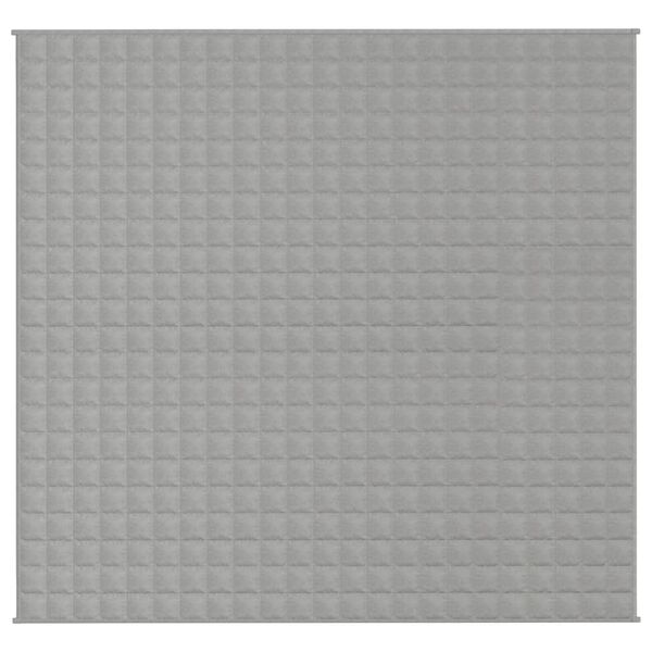 vidaXL Vektdyne grå 220x240 cm 11 kg stoff