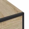 vidaXL Nattbordskap Sonoma eik 40 x 27 x 76 cm Konstruert tre