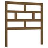 vidaXL Sengegavl honningbrun 81x4x100 cm heltre furu