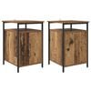 vidaXL Nattbordskap 2 stk. Gammelt tre 40 x 42 x 60cm Konstruert tre