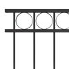 vidaXL Gjerdepanel Assen st&aring;l 1,7x1 m svart