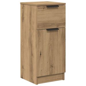 vidaXL Skjenk artisan eik 30x30x70 cm konstruert tre