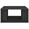 vidaXL Salongbord 4 stk grå 33x33x33 cm konstruert tre