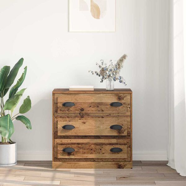 vidaXL Serviesskap Gamle tre 70 x 35,5 x 67,5 cm Konstruert tre