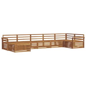 vidaXL Utend&oslash;rs sofa-sett 7 pcs Naturlig