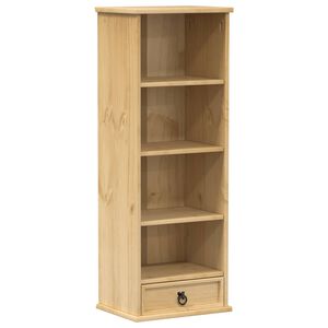 vidaXL CD-hylle Corona 40x30x110 cm heltre furu