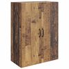 vidaXL Vegghengt skap Gammelt tre 66 x 34,5 x 90 cm Konstruert tre