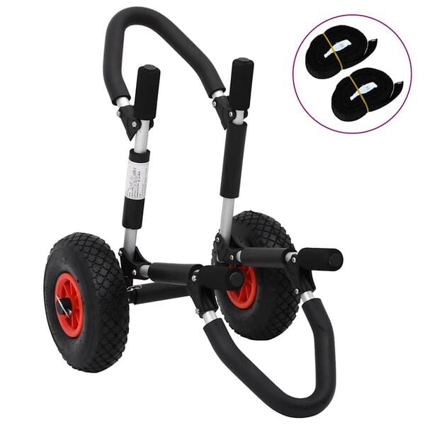 vidaXL SUP vogn for surfebrett sammenleggbar 45 kg aluminium